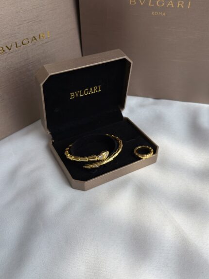 Bvlgari Serpenti Viper Gold Bracelet & Ring Sets