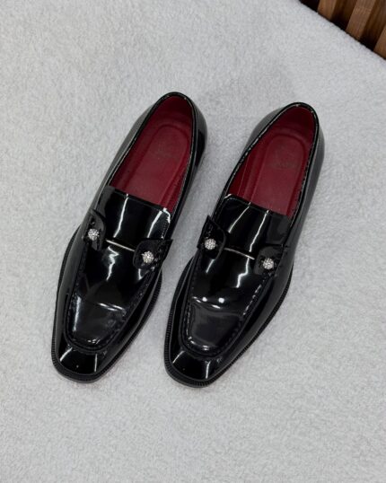 Christian Louboutin Strass Patent Leather Loafer