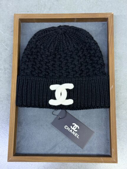 Chanel CC Knit Beanie