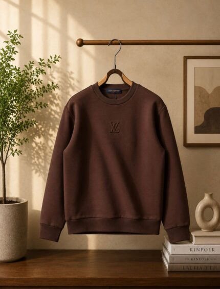 Louis Vuitton Embossed Crewneck Sweatshirts
