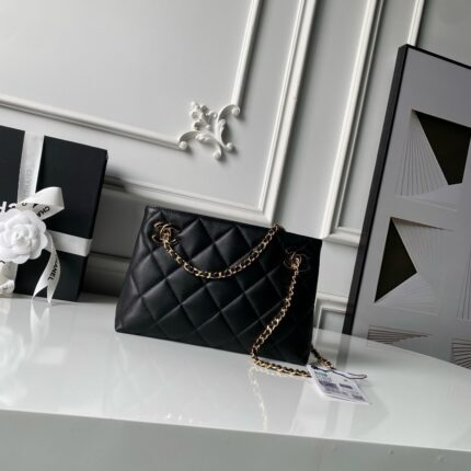 Chanel Quilted Shopping Hobo Bags