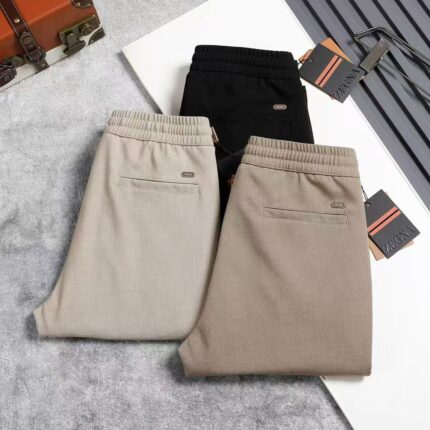 Zegna Elastic Waist Trousers