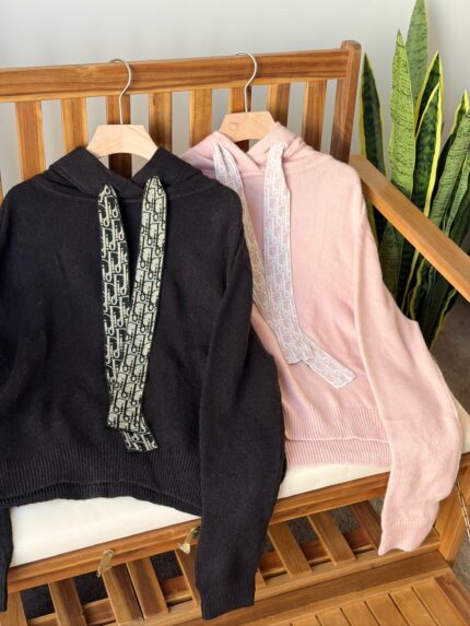 Christian Dior Knitted Hoodie Sweaters