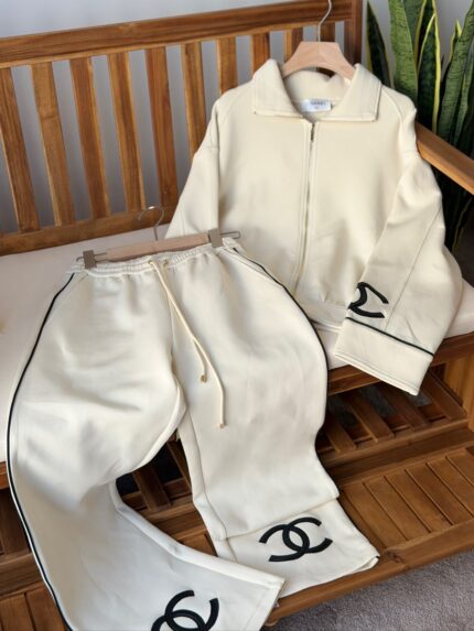 Chanel Zip-Up Tracksuit Co-ord Set