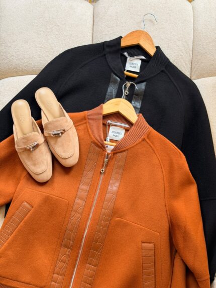 Hermes Paris Signature Bomber Jackets