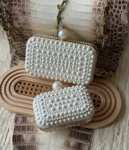 Jimmy Choo Pearl-Encrusted Evening Clutches
