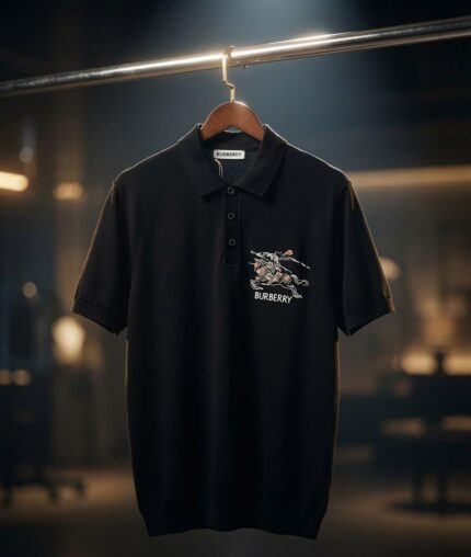 Burberry Embroidered Polo Shirt