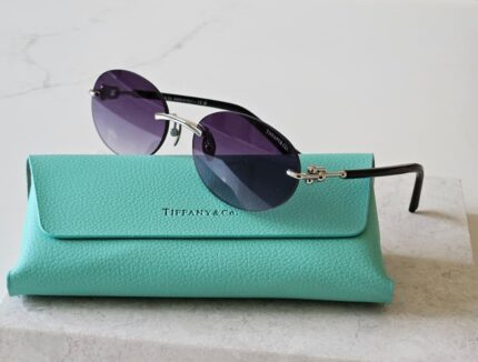 Tiffany & Co Rimless Oval Sunglasses