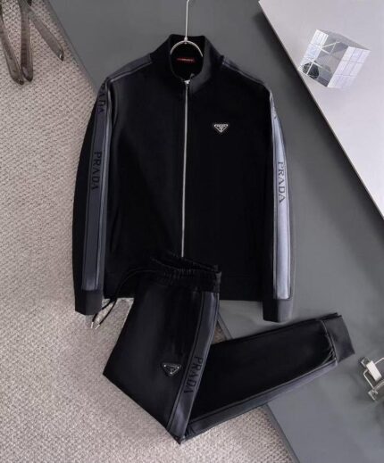 Prada Technical Jersey Tracksuit Set