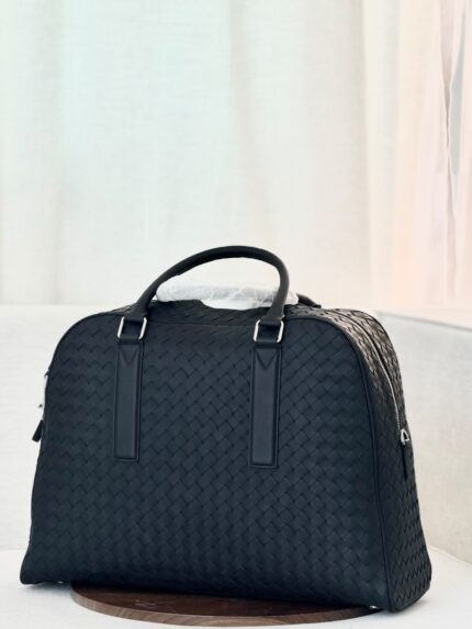 Bottega Veneta Intrecciato Bauletto Duffle Bag