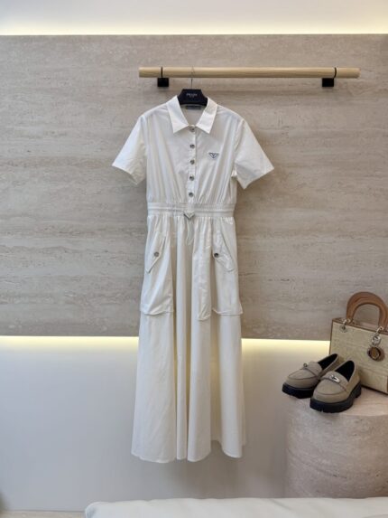 Prada Re-Nylon Shirt Dresses