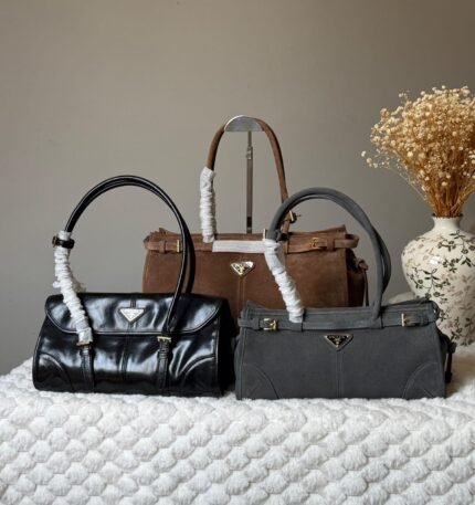 Prada Buckle Shoulder Bags