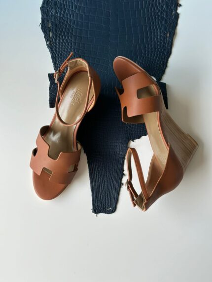 Hermes Legend Wedge Sandals