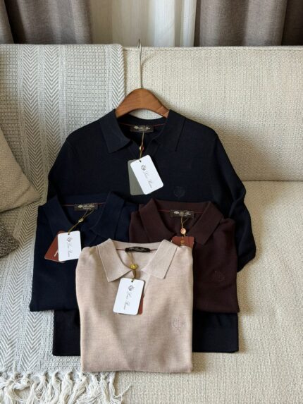 Loro Piana Classic Knit Polo Shirts