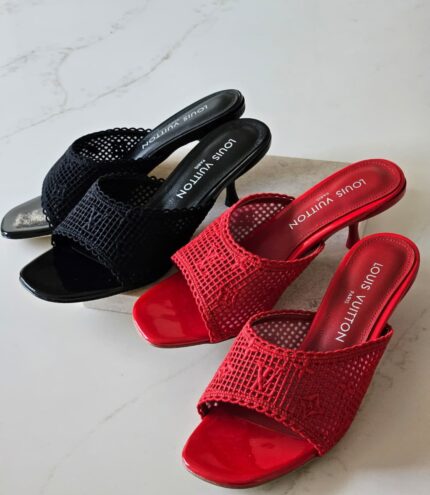 Louis Vuitton Crochet Monogram Mules