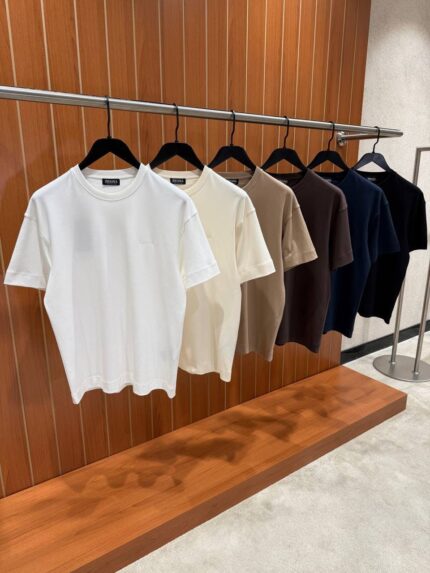Zegna Oasi Cotton Crew-Neck T-Shirts