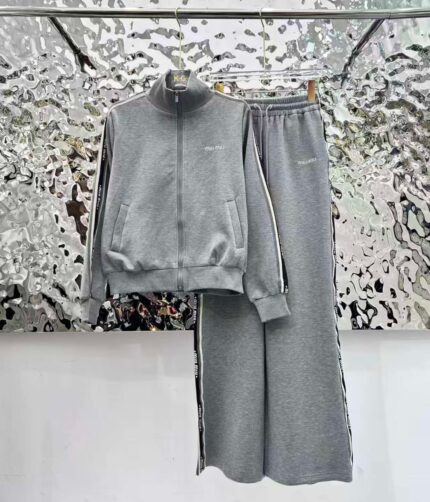 Miu Miu Logo Tape Tracksuit Set