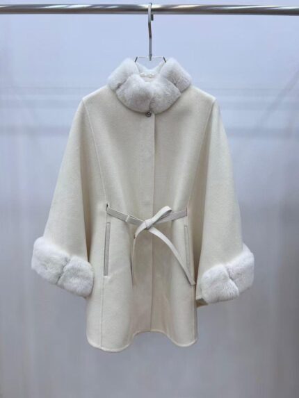 Loro Piana Fur-Trim Cape Coats
