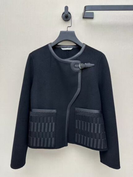 Hermes Cropped Wool Jackets