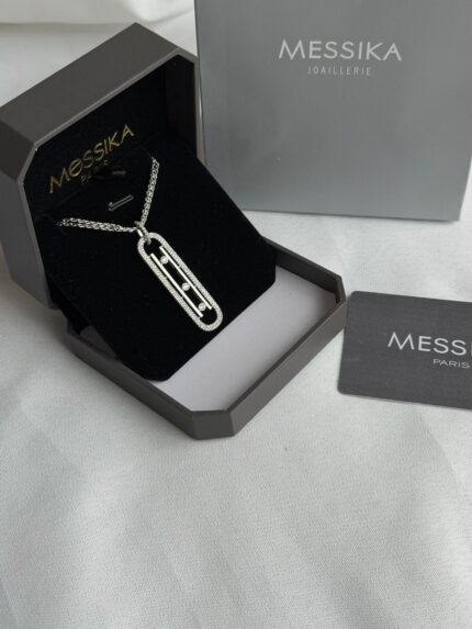 Messika Paris Move Uno Paved Necklaces