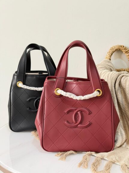 Chanel CC Quilted Tote Bags