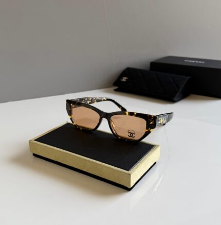 Chanel Cat-Eye Tortoiseshell Sunglasses