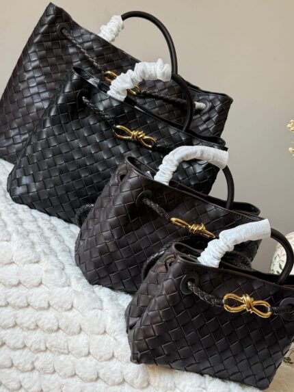 Bottega Veneta Andiamo Intrecciato Woven Tote Bags