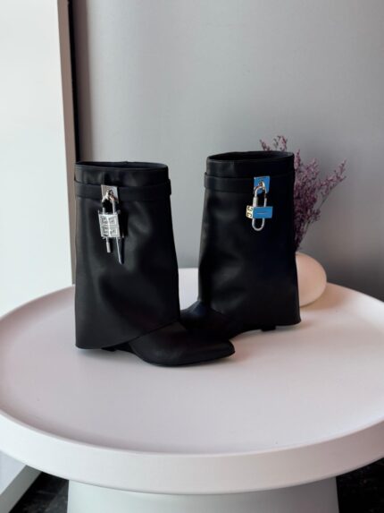 Givenchy Shark Lock Knee-High Boots