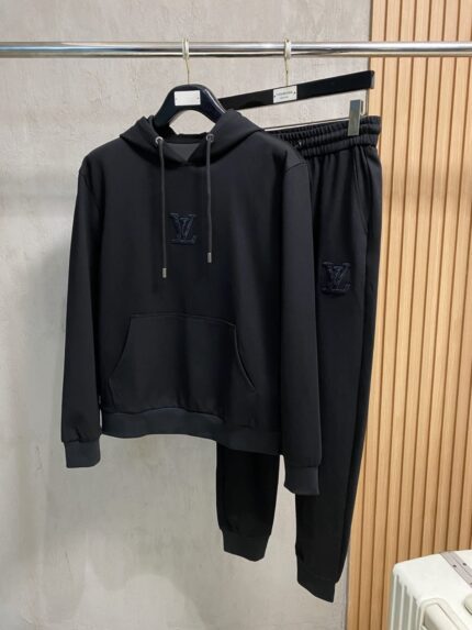 Louis Vuitton Embossed Logo Tracksuit Set