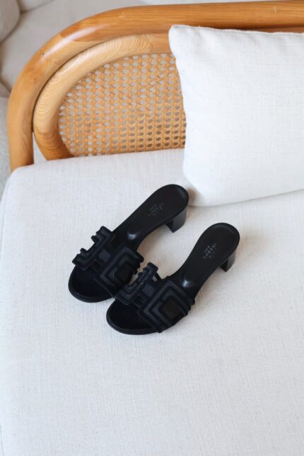 Hermes Camilla Cut-Out H Mules