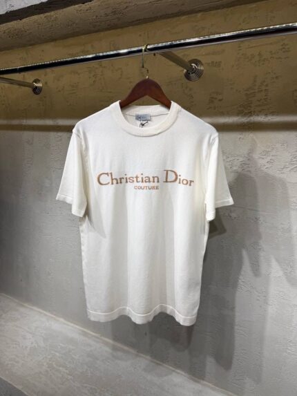 Christian Dior Couture Embroidered Knit T-Shirts