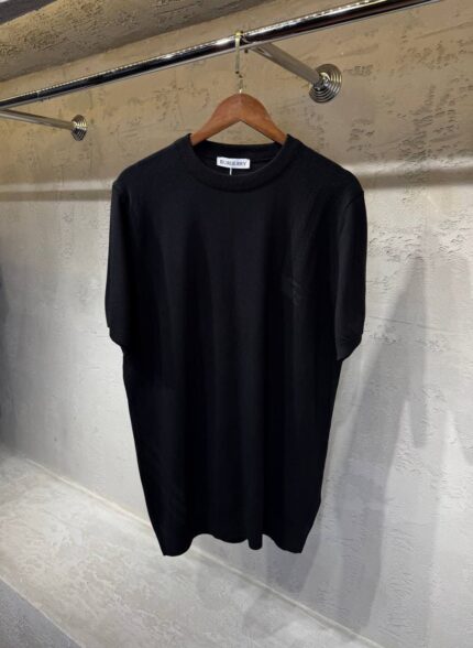 Burberry Logo Intarsia Knit T-Shirts
