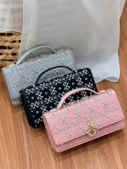 Christian Dior Miss Dior Top Handle Flap Bags