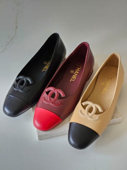 Chanel Cap-Toe Ballet Flats