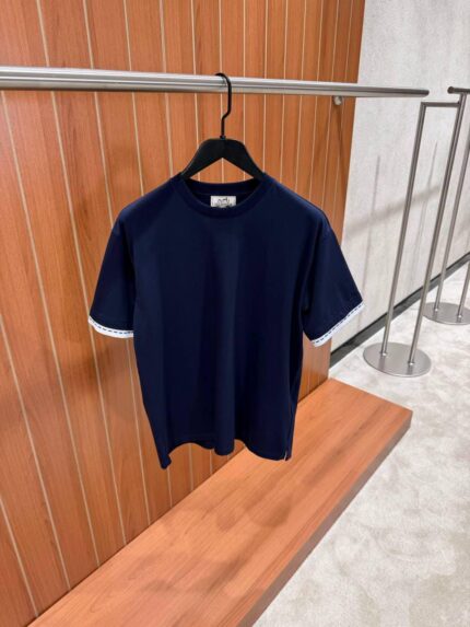 Hermes Crew-Neck Cotton T-Shirts