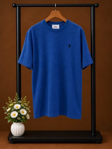 Ami Paris Coeur Embroidered T-Shirts