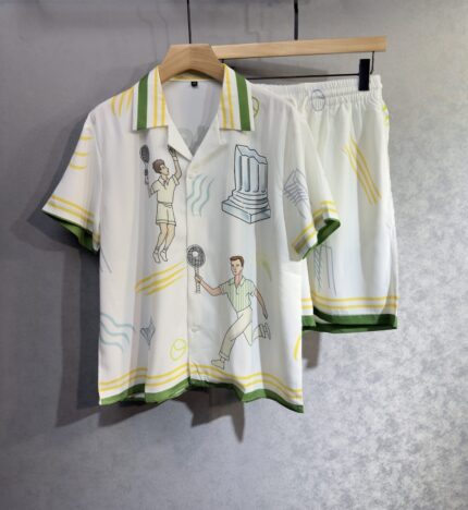 Casa Blanca Tennis Club Silk Co-ord Set