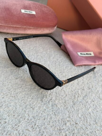 Miu Miu Oval Cat-Eye Sunglasses