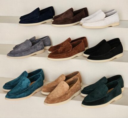 Loro Piana Summer Walk Suede Loafers