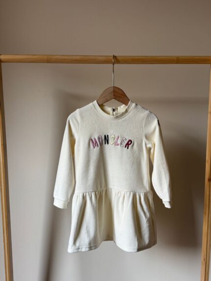 Moncler Kids Enfant Baby Terry Towelling Dress