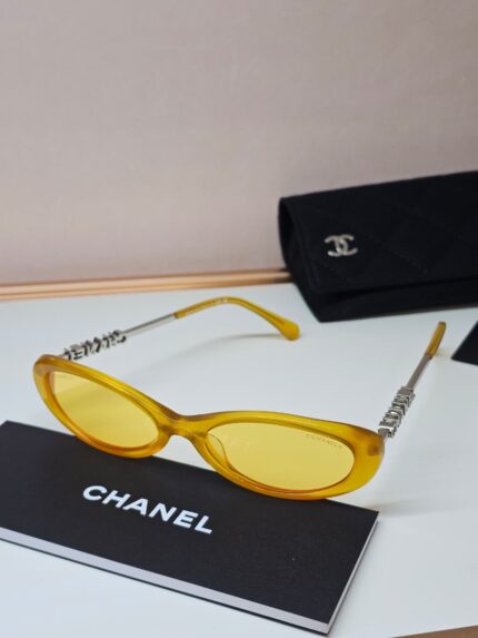 Chanel Oval Cat-Eye Sunglasses