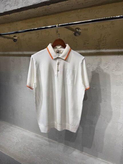 Hermes Knitted Polo Shirt
