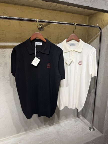 Loro Piana Knitted Silk-Cotton Polo Shirts