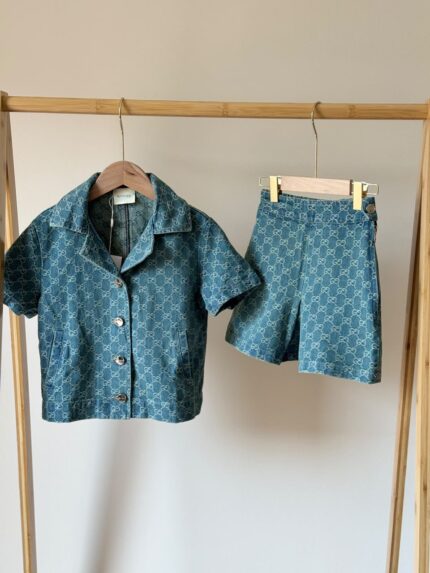 Gucci GG Monogram Denim Co-ord Set