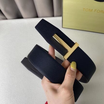 Tom Ford T Buckle Reversible Leather Belts