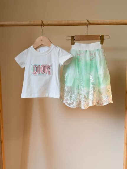Christian Dior Baby Girls 2-Piece Set