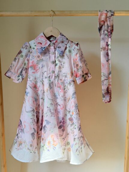 Zimmermann Floral Puff Sleeve Shirt Dress
