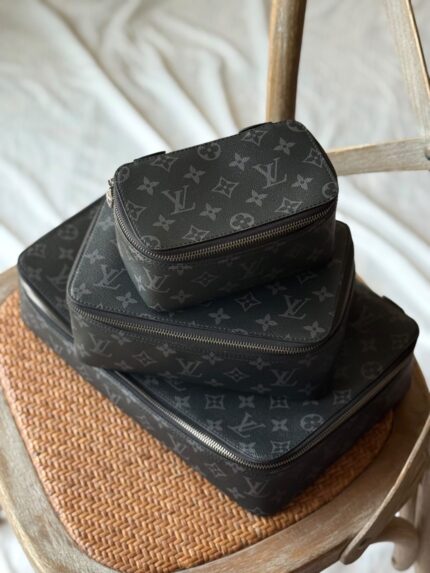 Louis Vuitton Monogram Packing Cube Vanity Case Sets