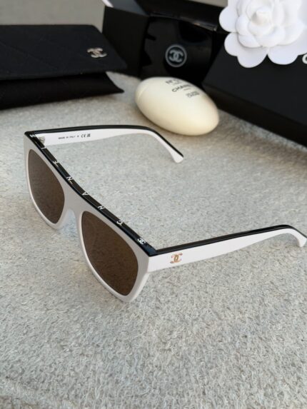 Chanel Cat-Eye Logo Sunglasses