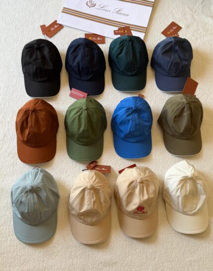 Loro Piana Water-Repellent Technical Nylon Baseball Caps